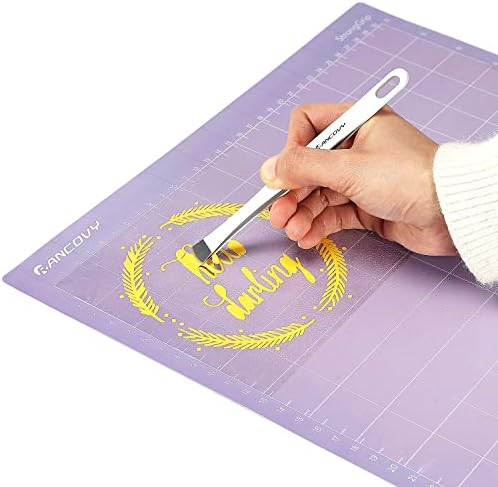 Brayer Roller & Mat Remover Tool Tweezers Set for Cricut/Silhouette/Brother and T-Shirts Heat Transfer Projects Printing Making