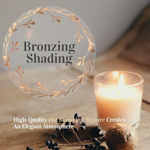 CDXHOME Candle Dust Covers |100pcs Floral Translucent Kraft for Candle or Craft Fragrance Candles Decoration | Candle Topper Protection Accessories (3.85in/9.7cm