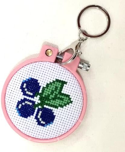 ZYAMY 2PCS DIY Mini Plastic Embroidery Hoop Sewing Tension Ring Adjustable Coil Design Small Round Handmade Embroidery Frame for Art Handmade Sewing Tool Accessories