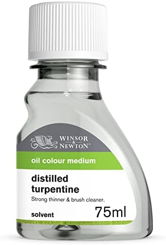 Winsor & Newton Distilled Turpentine, 75ml (2.5-oz) Bottle
