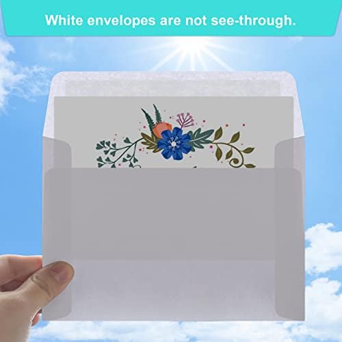 Joyberg 280 Packs A4 Envelopes, White, 4x6 Photo, Self Seal for Invitations, Weddings, Baby Shower, Photos, Postcards, Greeting Cards, Mailing