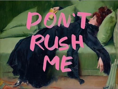 EIBEILI Diamond Art Kit for Adult-Don't Rush ME Diamond Painting Wall Decor