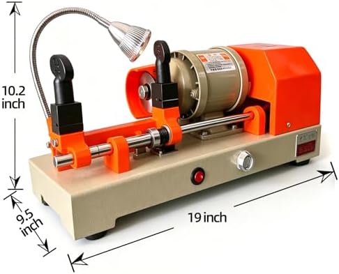 Cutter Cutting Machine 110V, Metal Cutting Machine for Hardware Stores, Brass Motor Metal Cutter with Polishing Brush & Fine Needle Guide