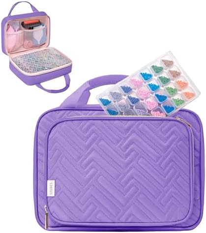 Leudes Diamond Art Storage Painting Case 60 Slots Bead Art Kits for Adults