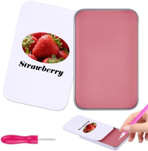 Scented Diamond Painting Wax, Handmade Natural Beeswax for Diamond Art Painting Pen, Long-Lasting Stickiness No Residue Drill Wax with Picker Tool, Diamond Art Accessories and Tools (Strawberry)