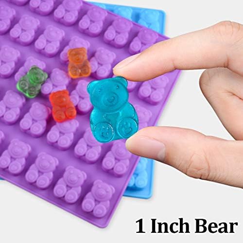 Gummy Bear Molds - 1 Inch Cute Bear Candy Molds Food Grade Silicone