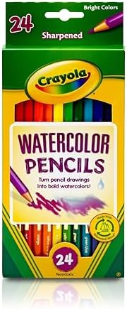 Crayola Watercolor Colored Pencils 24ct, Watercolor Paint Alternative