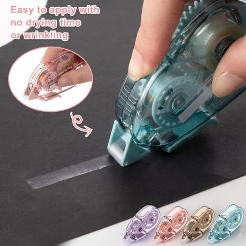 Jetec Scrapbook Supplies Kit, 8 Pcs Paper Craft Tools Set with A4 Paper Trimmer, 3Pcs 3-in-1 Corner Rounder, 4 Double-Sided Tapes for Scrapbooking, Card Making, DIY