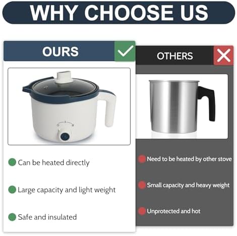 Podoy Wax Melting Pot for Candle Making, 1.8L Electric Candle Wax Melter