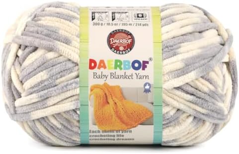 6 Super Bulky Blanket Yarn for Crocheting - Chunky Chenille Variegated Yarn