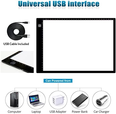 Diamond Painting Accessories A4 Light Pad Kit for Tracing Drawing Sketching