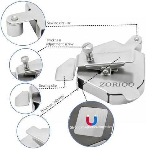 Magnetic Seam Guide for Sewing Machine, 3 in 1 with Seam Ripper