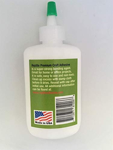 REPTILE Premium Craft Adhesive 2 oz Dries Clear-Order and Ship Above 40 Degrees F