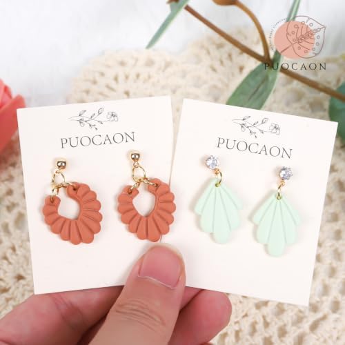Puocaon Boho Basic Polymer Clay Cutters for Jewelry Earrings Making