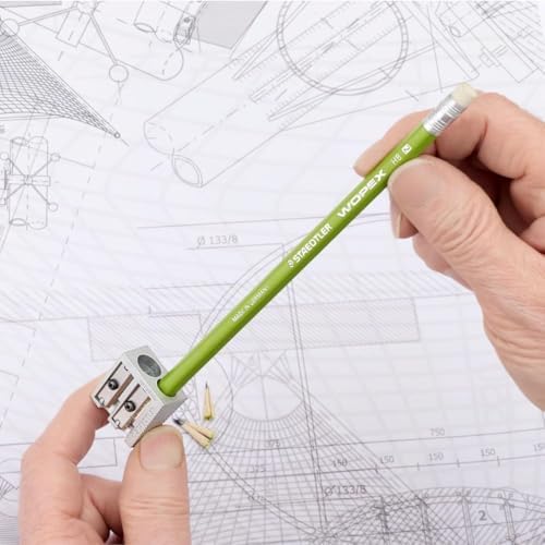 STAEDTLER Metal Double-Hole Pencil Sharpener, 12 Pack