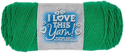 Hobby Lobby I Love This Yarn, 100% Acrylic, 181 Jelly Bean, Set of 2