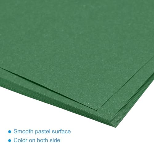 MECCANIXITY 50 Sheet Origami Paper Double Sided Emerald Green 3x3 Inch Square Sheet for Art Craft Project, Beginners, Gifts Decor
