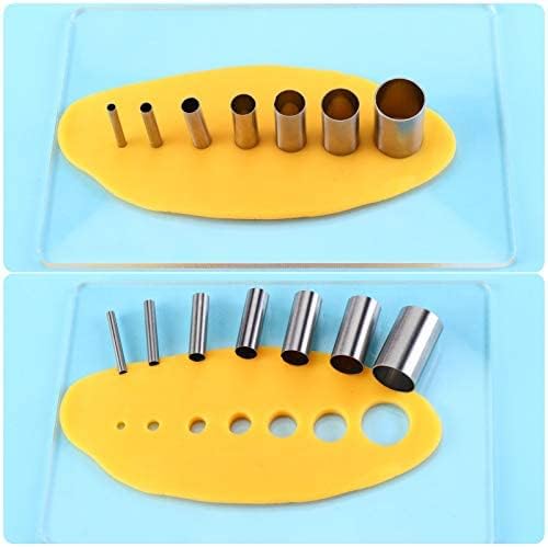 Honoson 23 Pcs Clay Sculpting Tools Set with Roller Cutters,Colorful | Acrylic Mat, Metal Round Cutters, Scraper Board, Ideal for Polymer Clay Crafts, Art Sculpting, Shaping and Modeling Projects