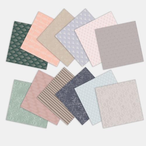 6in Boho Scrapbook Paper Pad Retro Patterned Double-Sided Journal Supplies
