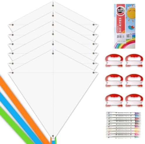 DIY Kites for Kids Kite Making Kit, Decorating Coloring Kite Party Pack