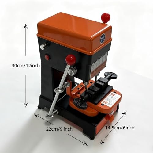 2026new B-668 Vertical Key Cutting Machine 110V220V Multifunctional Key Duplicator with Drill & Cutter, Portable Professional Key Copy Machine for Dimple, Cylindrical, Wave & Ball Keys, Locksmith Tool