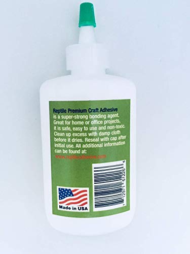 REPTILE Premium Craft Adhesive 2 oz Dries Clear-Order and Ship Above 40 Degrees F