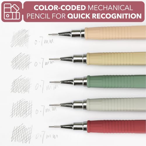 Mr. Pen- Mechanical Pencil Set with Lead and Eraser Refills, 5 Pack