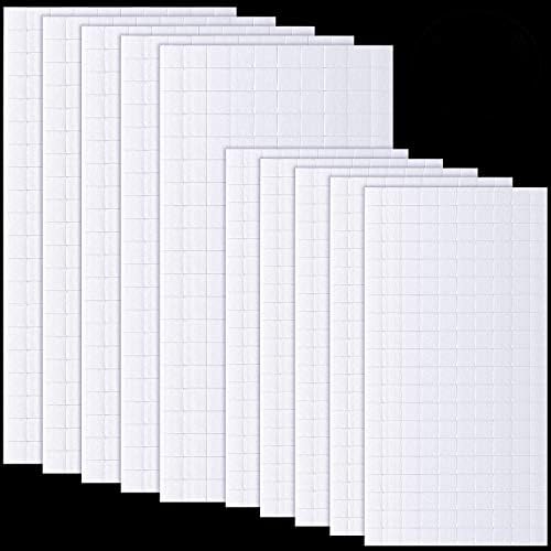 Zonon 500 Pcs Foam Strips with Adhesive, Dual Sided Foam Tapes, 2 Size