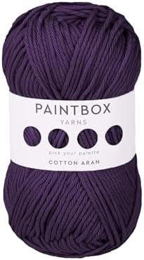Paintbox Yarns 100% Cotton Aran Yarn 1.76oz / 50g, 93yds / 85m