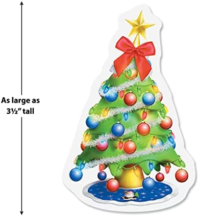 Current Christmas Sticker Variety Pack - 8 Sheets, 324 Assorted Stickers for Kids, Teachers, School, Scrapbooking, Journals, Monthly Planners, Calendars, Holiday Crafts & Greeting Cards