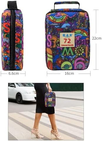H & B 120PCS Colored Pencils for Adults with Zipper Case, Soft Core Oil-Based Drawing Pencils for Adult Coloring, Professional Art Supplies for Artists