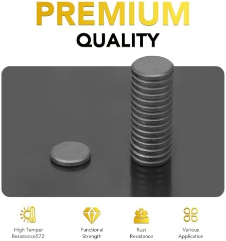 DIYMAG Strong Adhesive Magnets,35p 0.98x0.12in Fridge Refrigerator Magnet