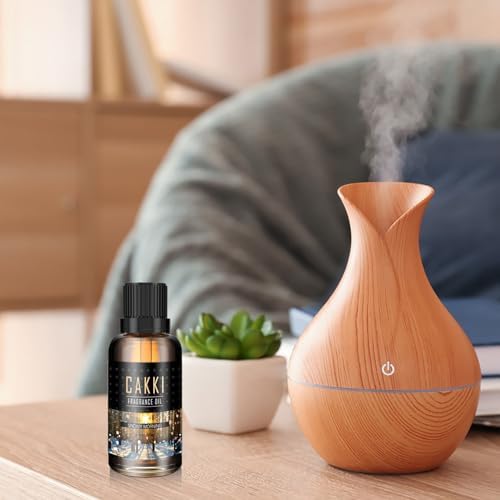 Essential Oils for Diffusers for Home, Scent-Snowy Morning, Single Large Size 50ml, CAKKI Fragrance Oils, for Candle Making, for Soap Making, Diffuser Oil Scents