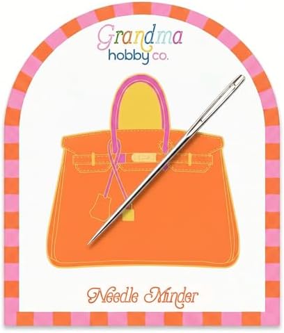 Aspen Lane Magnetic Needle Minder Needlepoint Accessory (Orange Bag)