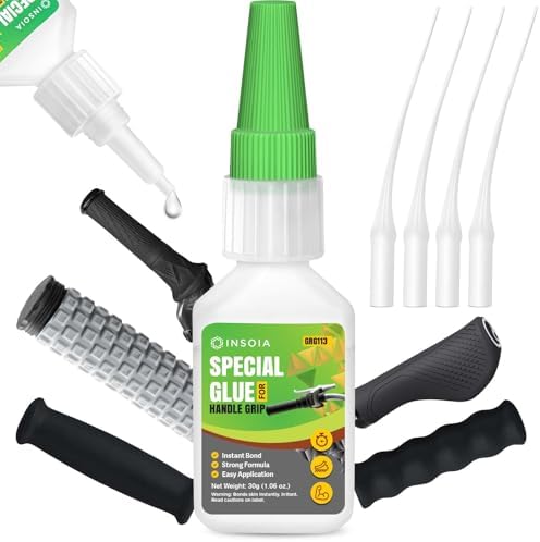 INSOIA Super Grip Glue Clear, 20g, Strong Bond, with Precision Tips