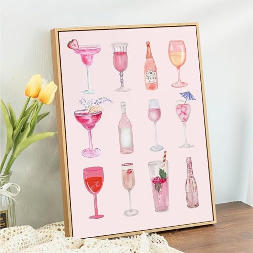 Cocktail Diamond Art Kits for Adults, Diamond Painting Kits for Beginner