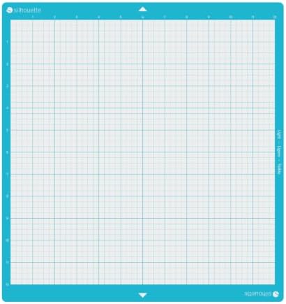 Silhouette CAMEO Light Hold Cutting Mat for Scrapbooking, Black