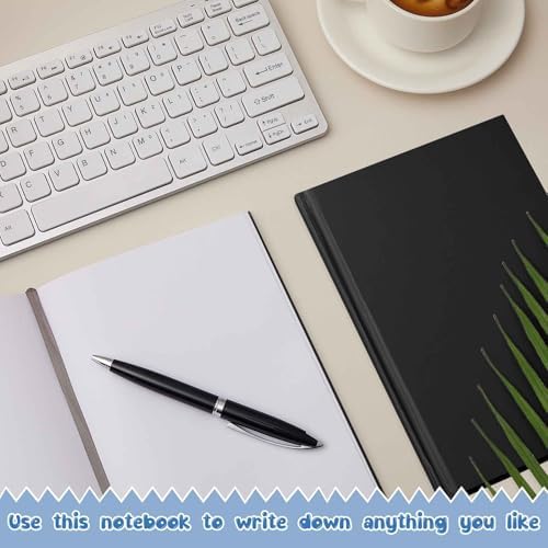 Henoyso 8 Pcs A5 Blank Notebook Journal Hardcover Sketchbook, 8.3 x 5.7 in