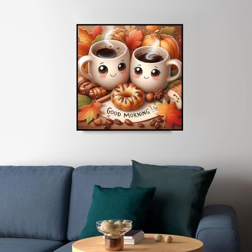 WNPOKN Fall Diamond Art Kits for Adults 12 x 12inch