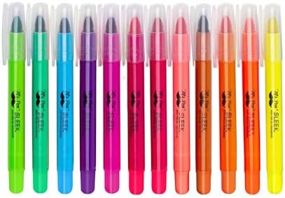 Mr. Pen- No Bleed Gel Highlighters, Colorful, 12 Pack