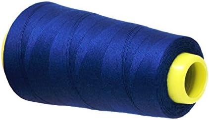 Mandala Crafts Blue Mercerized Cotton Thread Cones for Sewing Quilting