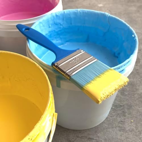 Great Andrew 9-Pack Flat Paint Brushes 2 Inch Painting Acrylic