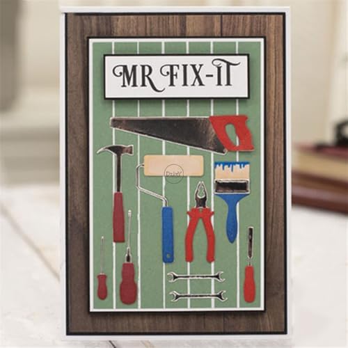 Home Tool Saw Wrench Metal Cutting Dies for Card Making