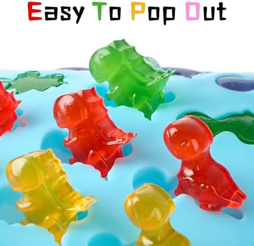 Mini Gummy Candy Silicone Molds, 5 Pcs