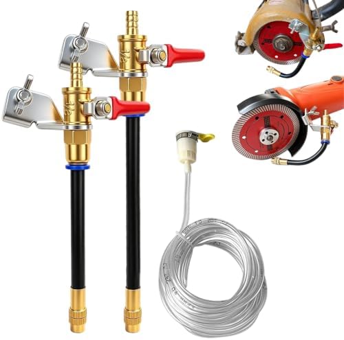 Angle Grinder Dust Remover Water, Universal Grinder Water Attachment，S+L：5M