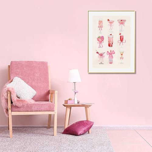 Cocktail Diamond Art Kits for Adults, Diamond Painting Kits for Beginner