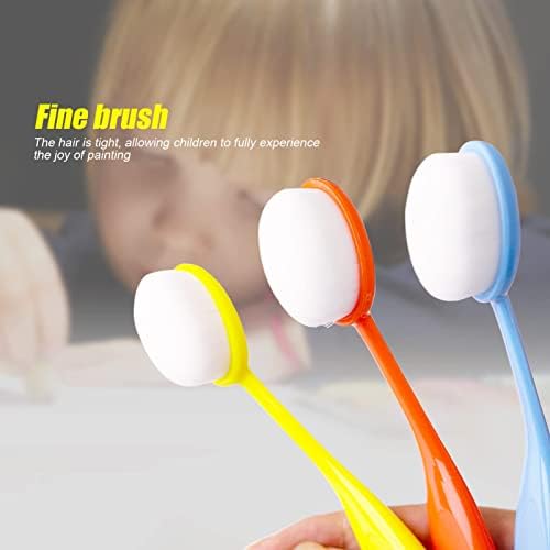 5 Pcs Ink Blending & Stencil Brushes,Color Coded Handle Craft Blender Tools