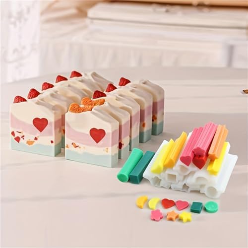 Column Silicone Soap Embed Molds Soap Making Supplies Tool Long Tube Silicone Mold Chocolate Candy Mold Handmade Candle Mold Set