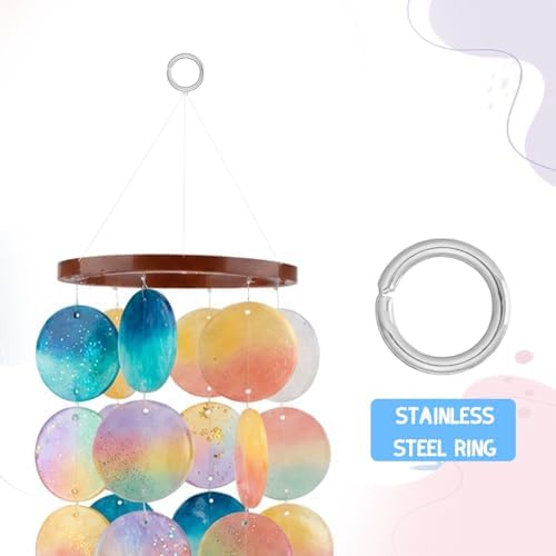 Wind Chimes Resin Molds, DIY Wind Chime Silicone Mold Kit Resin Casting Mold for Home Yard Garden DIY Craft Gift Decoration Supplies
