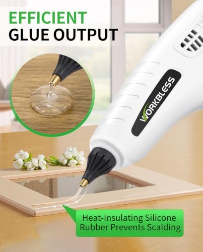 Hot Glue Gun 200W Auto Hand Free Fast Heat W/Full Size Stick Set